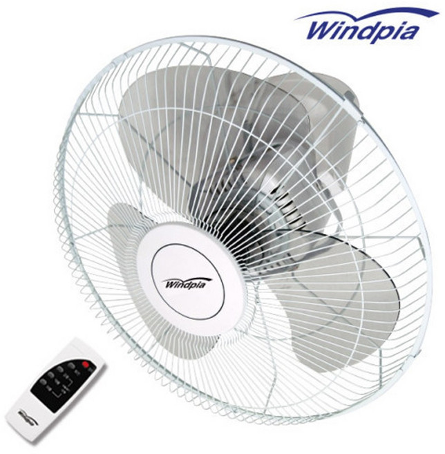 윈드피아 리모컨형 천장선풍기 360도 전방위 회전 사무실, 상세 참조