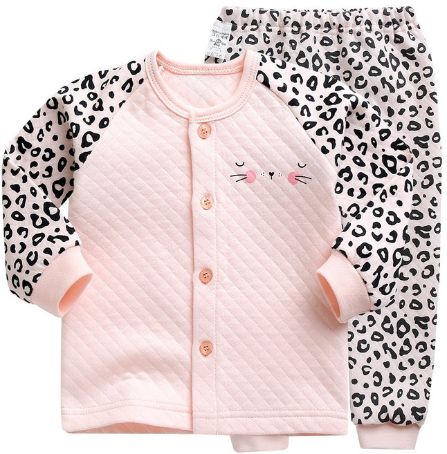 그린베베 겨울 영유아용 야옹 보온내의