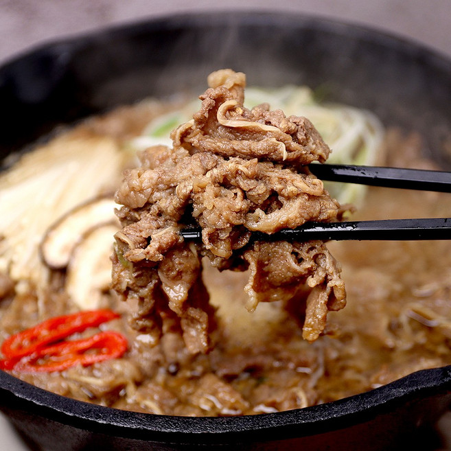 단짠단짠 진한 양념 듬뿍 바람골 소불고기, 4개, 400g