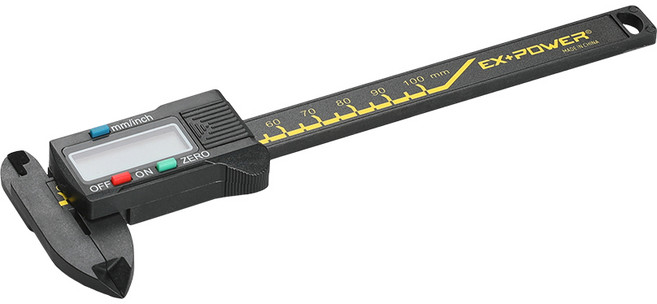 이엑스파워 디지매틱 버니어 캘리퍼 EPC-100 디지털 노기스 측정, 1개