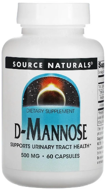 소스내추럴스 D만노스 디마노스 500mg 60캡슐 마노스, 1개, 60정 - 쿠팡