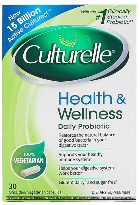 Culturelle 康萃樂 健康與保健益生菌素食膠囊, 1個, 30 件