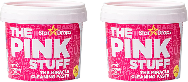 Pink Stuff스타드롭스 더 핑크 스터프 미라클 만능 클리닝 페이스트 국제판 2PK, 2개, 500g