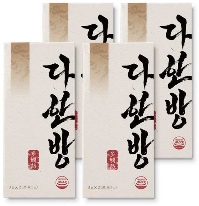 [본사출고] 다한방, 63g, 4개