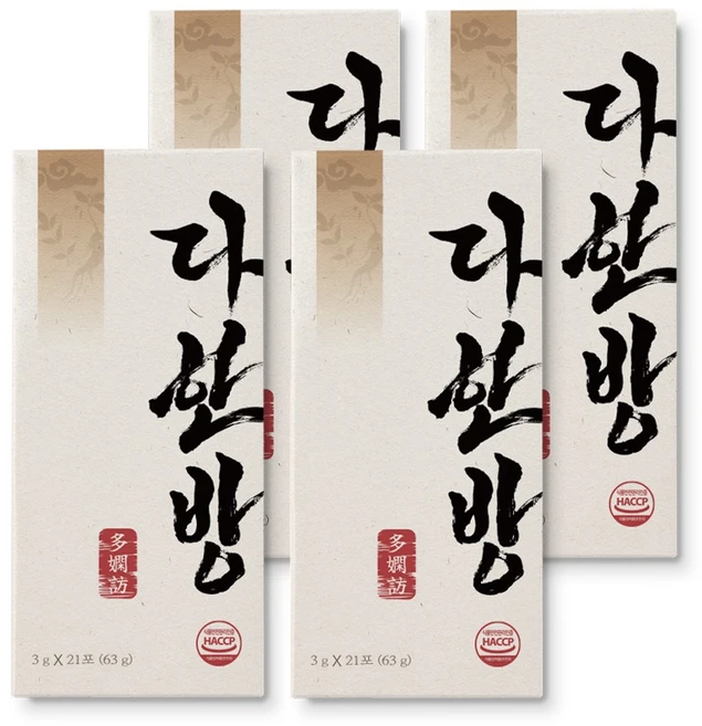 [본사출고] 다한방, 4개, 63g - 쿠팡