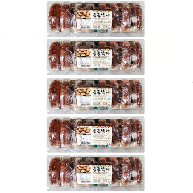 전통 궁중약과 8입 300g HACCP식품 줄약과 추억의 옛날과자 달달 달콤한 간식 맛있는약과, 5개