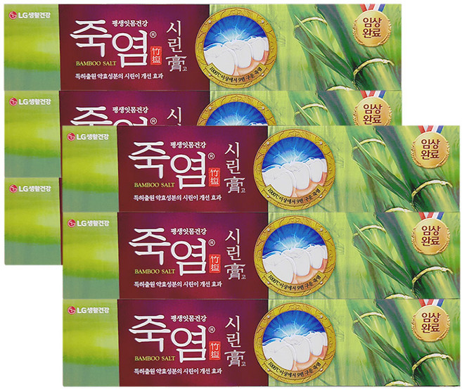 죽염 시린고 치약, 120g, 6개