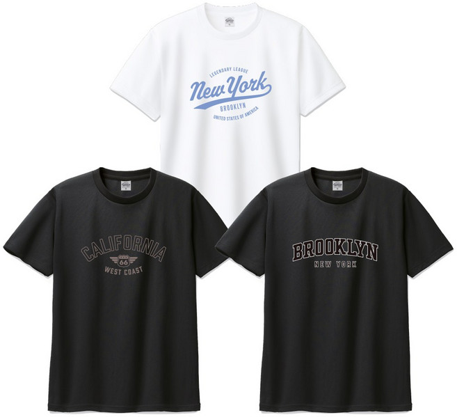 [노드스타] 1+1+1 시티 시리즈 반팔티셔츠 남성 여성 쿨론 여름 반팔티 3장