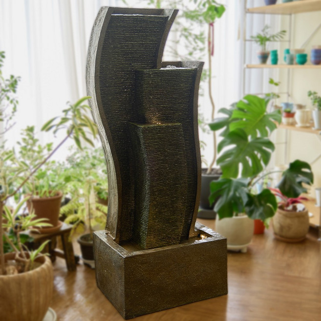 비탈로 온류현 워터폴 오브제 분수대 대형 가습기 수경재배 풍수 인테리어소품 개업선물 식당 행사장 사무실, 분수대_PG1312