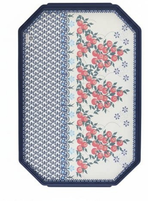 메종오브제 프라카 폴란드패턴 향균 양면도마 팔각, 체리쉬, 1개