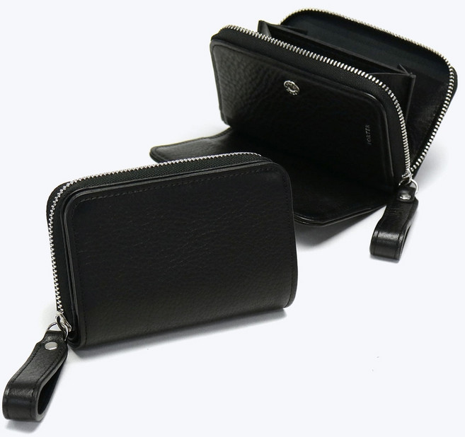 포터 PORTER 스플렌더 코인 앤 카드 케이스 261-03896 삼단 반지갑 블랙