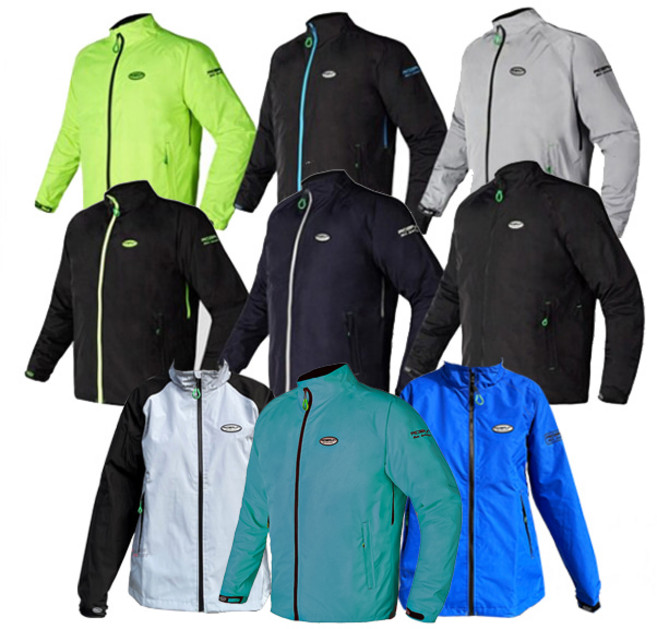 라이더런 바람막이 자켓 사계절 오토바이 자전거 바람막이, 블랙(블루)