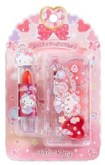 산리오 컬러 립 글로스 세트 헬로키티, 1개, 헬로 키티