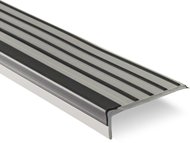 PVC 더존시그니처 폭 55mm / 1m / 2m 색상 4가지 미끄럼방지논슬립 계단마감재 장판마감, 1개