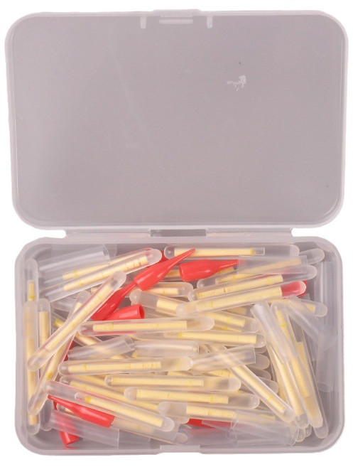 Hqzoomee 일자형 케미라이트 케미 라이트 야광 밤낚시 대용량 세트, 50개