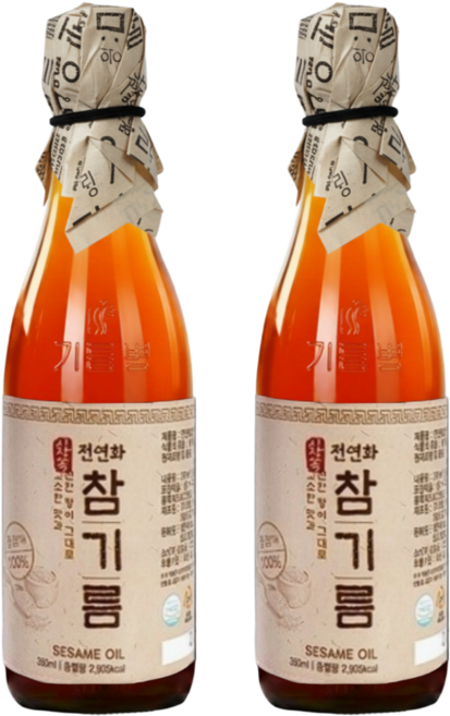 시장쏙 전연화 참기름, 2개, 300ml