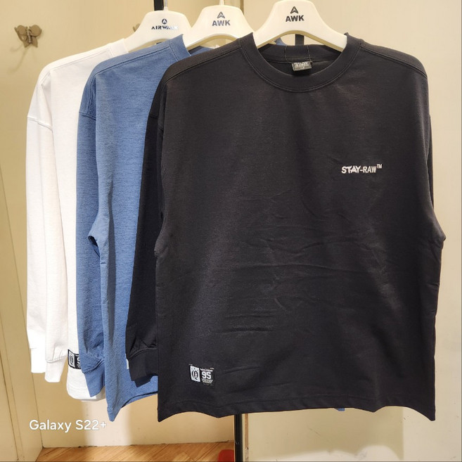 [에어워크주니어] 7~17세 주니어 가을얇은긴팔티셔츠@@원단이 탄탄하고 늘어짐없는 @@에어워크주니어 4계절긴팔티셔츠30%세일@@