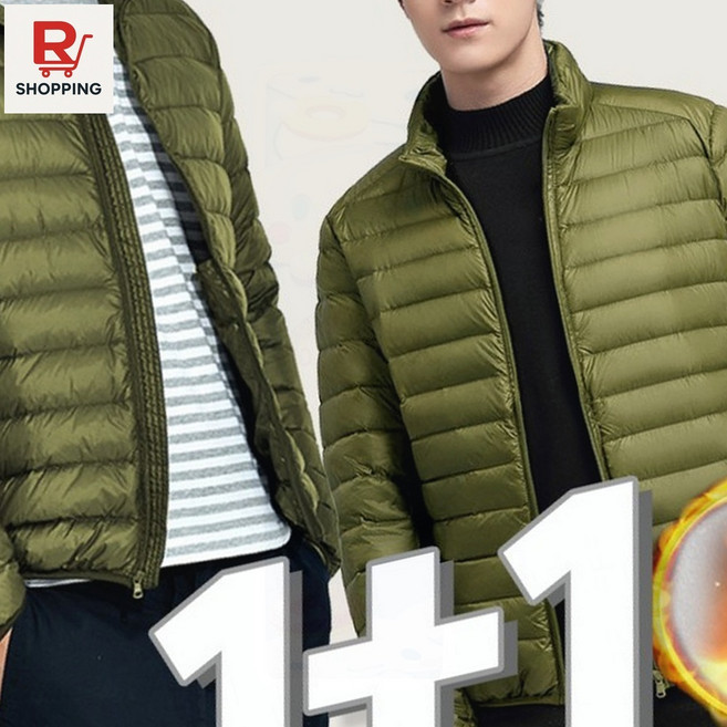 여성 구스다운 패딩 경량 숏패딩 겨울 점퍼 덕다운 후드 자켓 슬림핏 코트