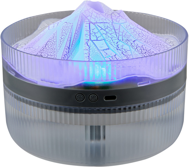 디디플렉스 미니가습기 불멍 사무실 휴대용 세척편한 대용량 저소음, 화이트