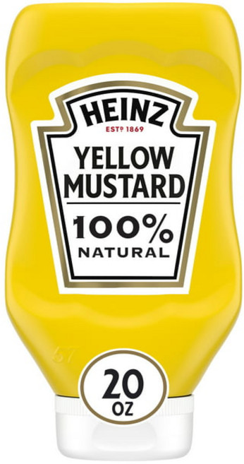 하인즈 옐로우 머스타드, 2개, 566g