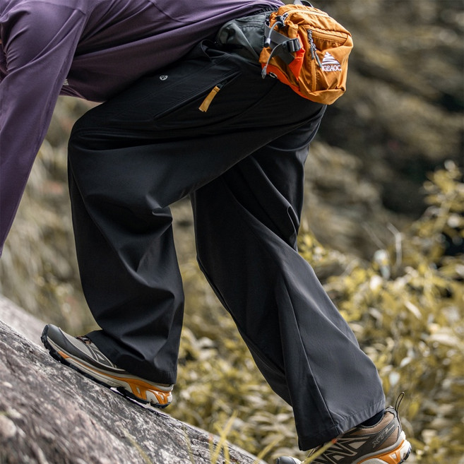 HANYO 무지 원턱 기능성 아웃도어 방수 캐주얼 트레이닝 바지 팬츠 등산복 작업복