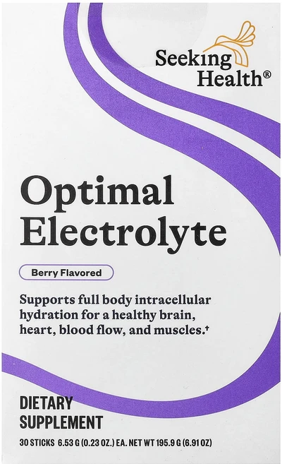 효과가 좋은 Seeking Health 옵티멀 일렉트로라이트 베리 스틱 30개 개당 6.53g(0.23oz) 최저가격, SeekingHealth옵티멀일렉트로라이트베리스틱30개, 6.53g - 쿠팡