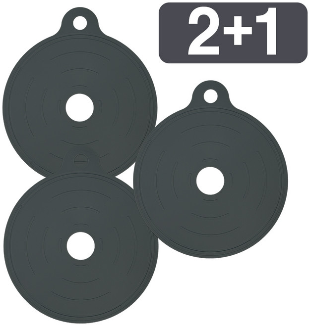 소노리떼 웨이브 인덕션 보호매트 대형 22cm, 차콜, 3개