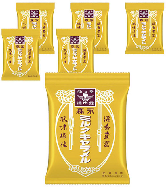 MORINAGA 森永 牛奶糖, 6個, 88g