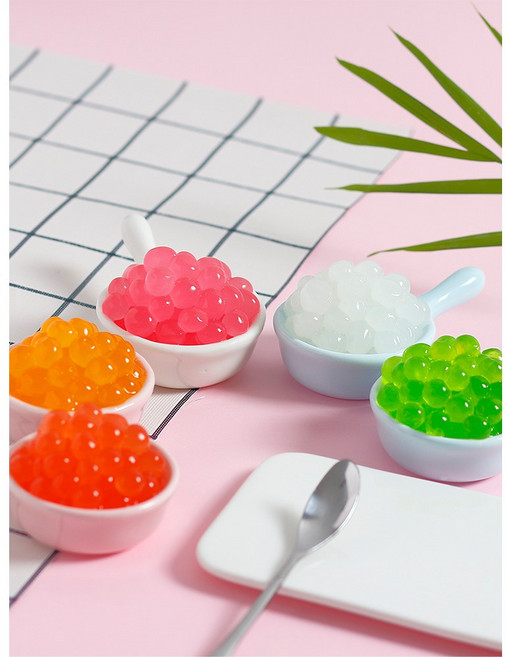 리우씨앤씨 과일맛 12종 팝핑보바 1.25kg 버블티 밀크티 펄 음료수 디저트 토핑포장은변경될수있음, 1개