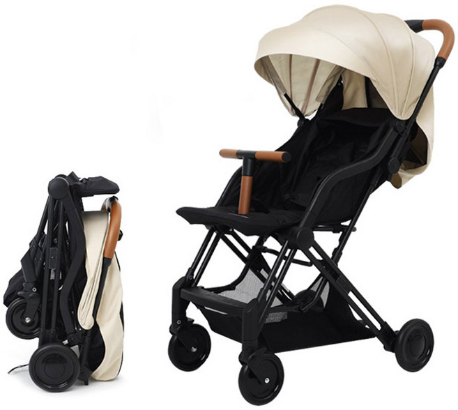에어보스 코너 T가드 기내반입 휴대용 유모차, 코너/샌드베이지