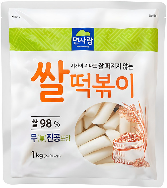 면사랑 쌀 떡볶이떡, 1kg, 1개