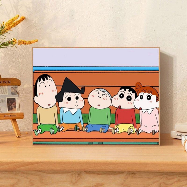 짱구 보석십자수 대형 액자형, 1개, M.그림13 30X40