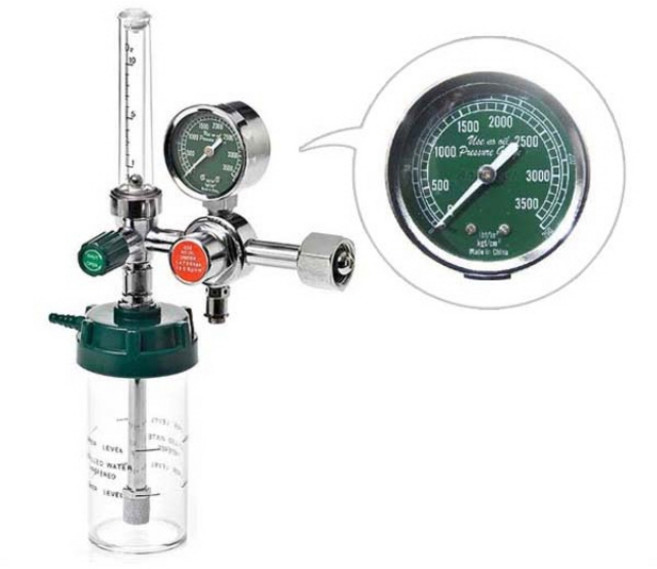 산소게이지 KB-100 산소발생기 습식 레귤레이터, 1개