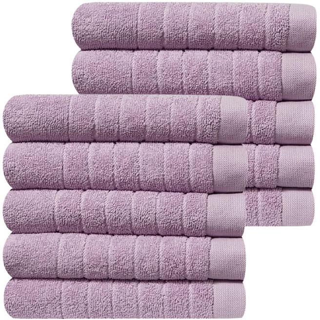 다주타올 30수 데일리 수건 105g, 라일락퍼플, 10개