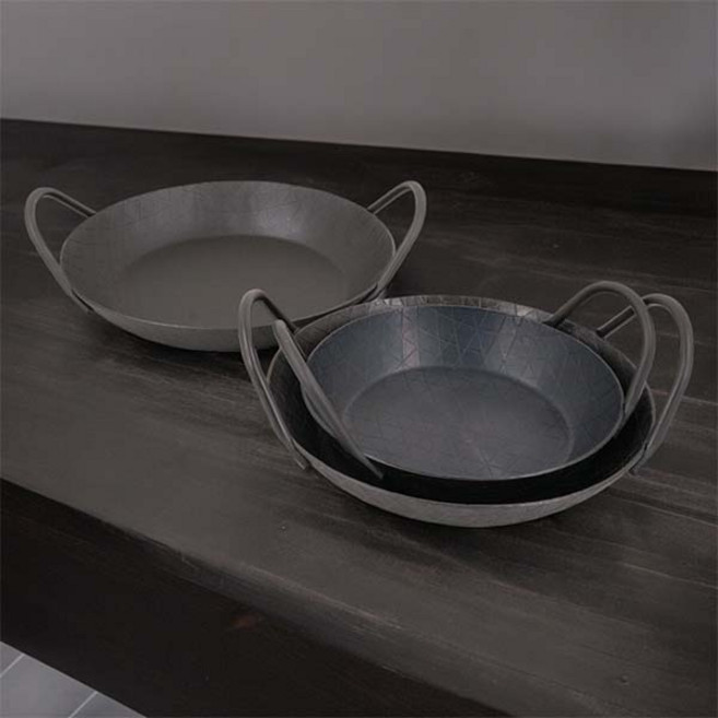 철판 양수 깊은 스테이크팬 양식 레스토랑 프라이팬, 1호, 1개