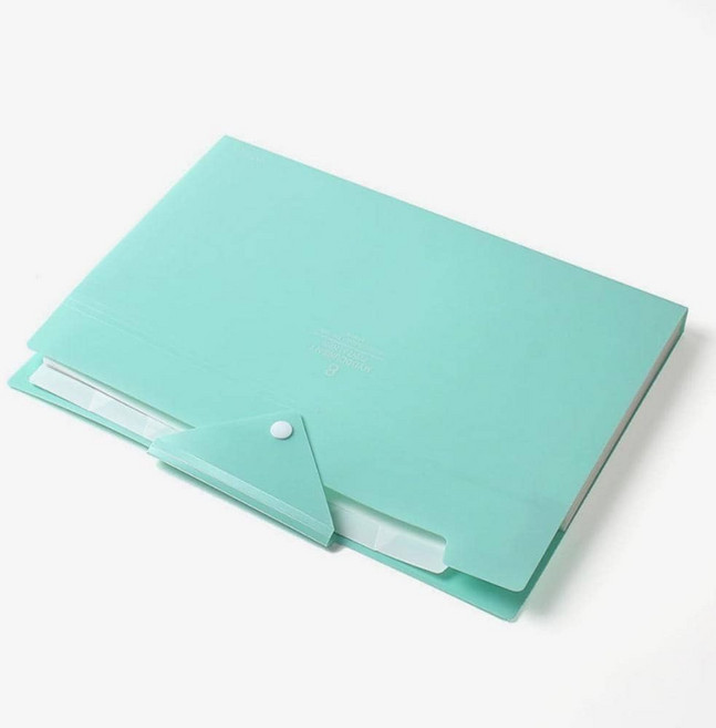 624C 포켓 도큐먼트 파일 8칸 민트 파일홀더 봉투파일 화일보관 서류정리파일 부동산파일_624C
