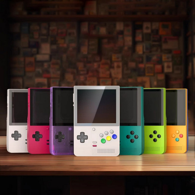 [CTK] Retroid 레트로이드 Pocket 클래식 Classic 핸드헬드 게임 콘솔 OLED스크린 블루투스 Wifi5 안드로이드 맞춤형 휴대용, 옐로우