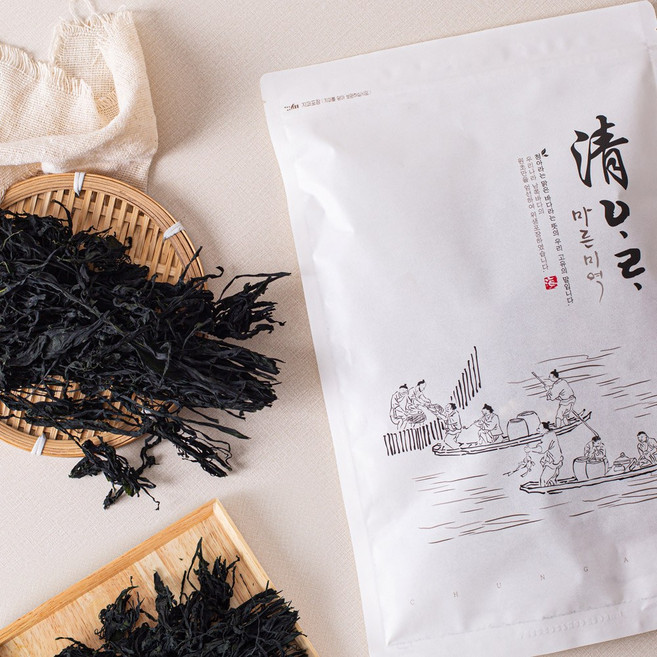 청아라 국내산 완도 햇 마른미역, 2개, 120g