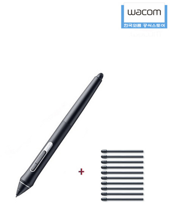 와콤 프로펜2 KP-504E (신티크16 22 신티크프로 PTH-660 860)/구매전 호환모델 확인, KP-504E+정품표준펜심(10개입)