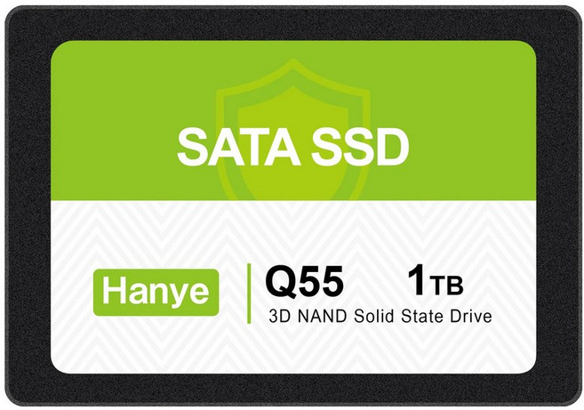 Hanye 1TB SSD 7mm SATAIII 6Gbs 550MBs 3D NAND 내장형 2.5인치 채용 알루미늄제 케이스