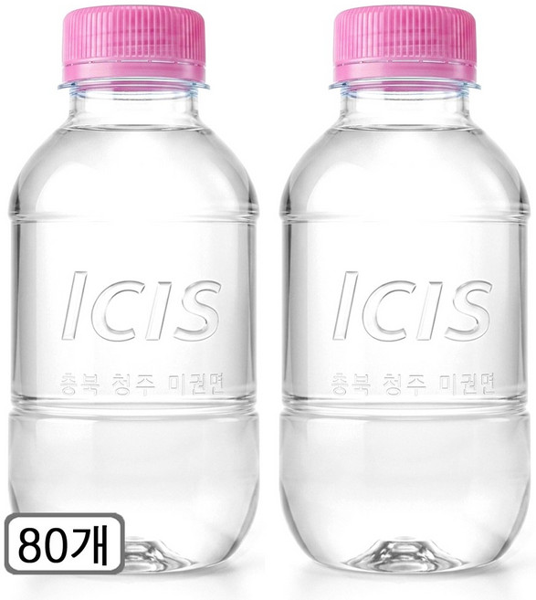 아이시스 8.0 생수, 80개, 200ml