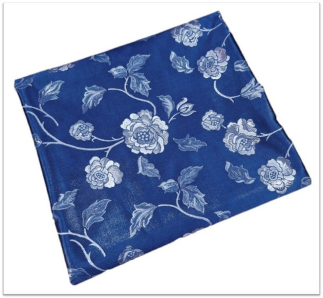 윤원단 은사장미단10색 꽃무늬 플라워 예쁜 좋은 폴리에스터 한복 옷감 비단 천 원단 만들기, 10.곤색, 1개