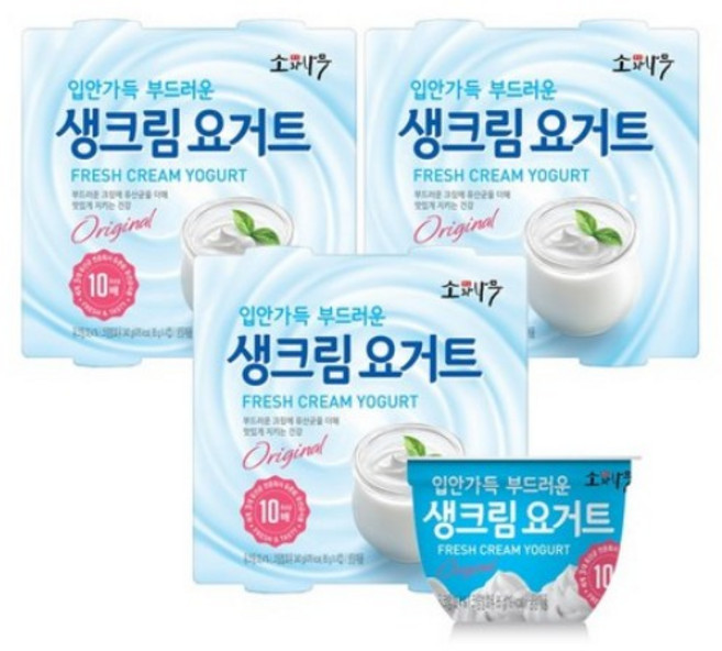 동원 소와나무 생크림 요거트 85g x 8개, 12개