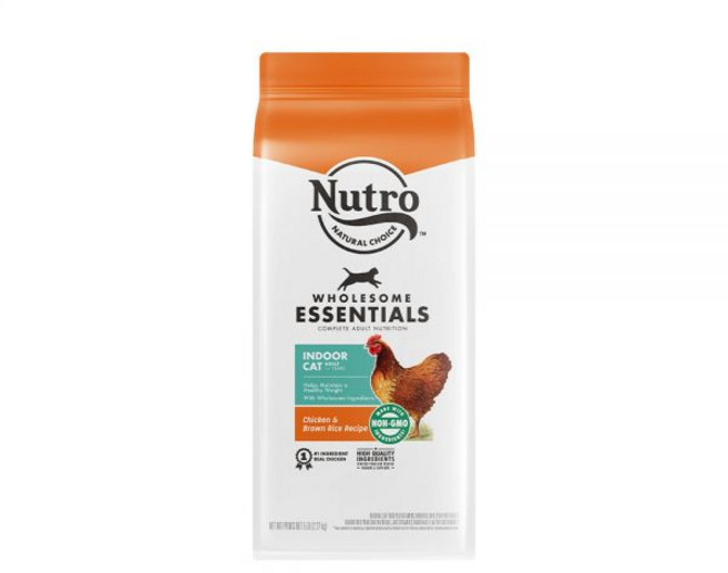 뉴트로 내추럴 초이스 캣 고양이사료 어 실내묘용 닭고기&현미 2.27kg, 02.7세이상 닭고기&현미 시니어 2.27kg