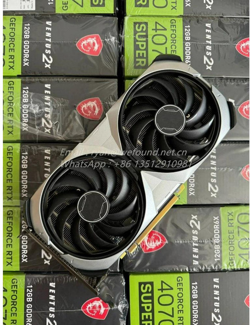 GeForce RTX 4070 SUPER 12G 2X OC용 GPU RTX4070S 12GB GDDR6X