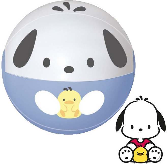 포차코 비치볼40 어린이 유아 물놀이공 산리오비치볼, 단품, 1개