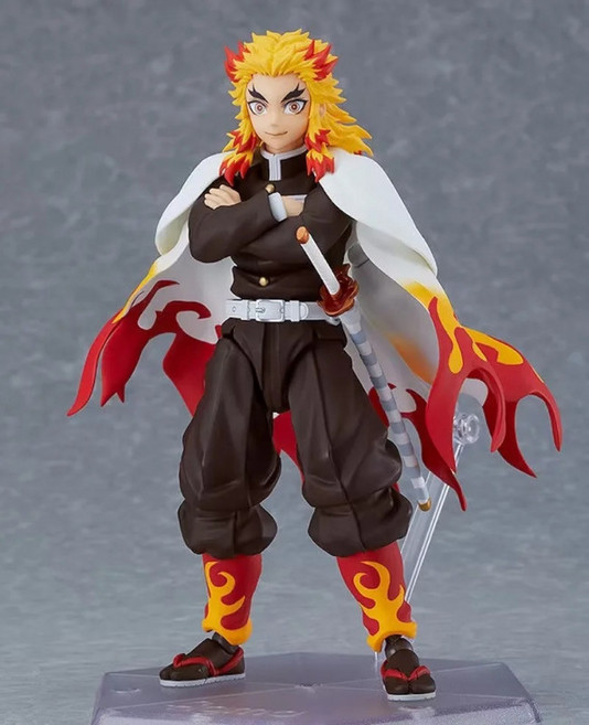 귀멸의칼날 렌고쿠 쿄쥬로 관절 가동 액션 모형 14cm 피규어, Rengoku Kyojuro, 1개