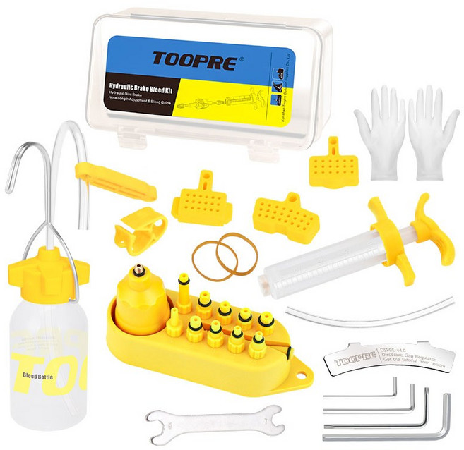 자전거 유압 브레이크 오일 교환 키트, 1개
