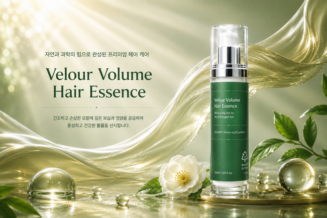 더케이라이프 트웬티케이 벨루어 볼륨 헤어에센스 50ml 손상모 헤어세럼 단백질헤어에센스 볼륨케어 아미노산 아르간오일 호호바오일 올리브오일 데일리헤어케어 윤기케어, 1개