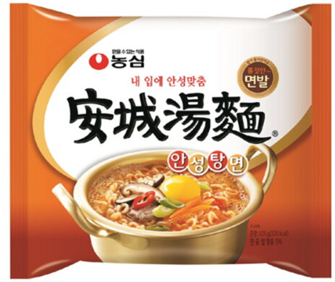 농심 안성탕면 125g, 30개